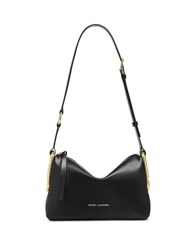 Marc Jacobs The Juliette Leather Messenger Bag In Black