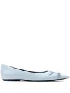 Marc Jacobs The Kat Ballerina Shoes In 蓝色