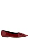 MARC JACOBS THE KAT FLAT SHOES RED