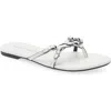 Marc Jacobs The Leather Kiki Thong Sandals In White