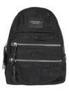 Marc Jacobs Adjustable Nylon Backpack With Maxi Pockets In Black