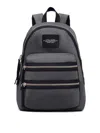 Marc Jacobs The Large Backpack Zipped Backpack In Grey