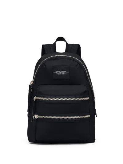 Marc Jacobs The Large Backpack Zipped Backpack In Black