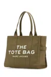 Marc Jacobs Slate Green Canvas Large Tote Bag