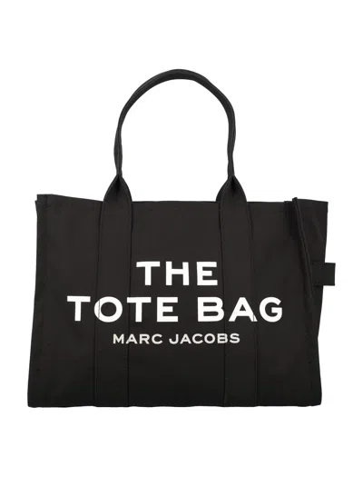 Marc Jacobs The Large Canvas Tote Bag In Black