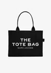 Marc Jacobs The Tote Bag Canvas Shoulder Bag In Black