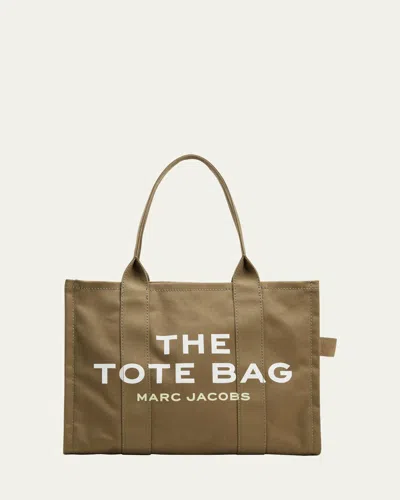 Marc Jacobs The Large Canvas Tote Bag In Green