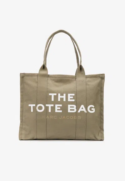 MARC JACOBS THE LARGE CANVAS TOTE BAG