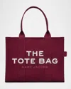 Marc Jacobs The Large Canvas Tote Bag In Oxblood
