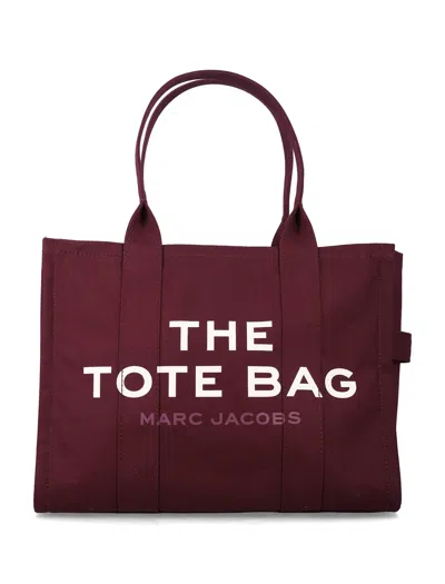 Marc Jacobs The Large Canvas Tote Bag In Purple