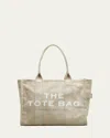 Marc Jacobs The Large Canvas Tote Bag In Sand