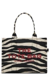 Marc Jacobs Zebra-print Tote Bag In Black/ White