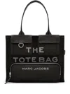 Marc Jacobs The Cargo Canvas Large Tote Bag In Black In Black