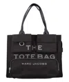 Marc Jacobs The Cargo Canvas Large Tote Bag In Black In Black