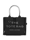 Marc Jacobs The Cargo Canvas Large Tote Bag In Black In Black