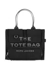 Marc Jacobs The Cargo Canvas Large Tote Bag In Black In Black