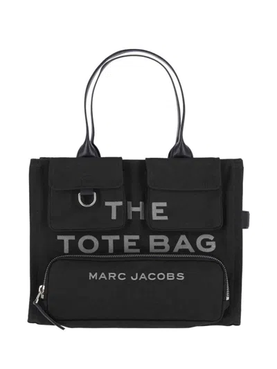 MARC JACOBS MARC JACOBS THE LARGE CARGO TOTE BAG – BLACK