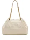 Marc Jacobs Women's The Chain Sack Leather Shoulder Bag In White
