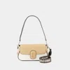 Marc Jacobs The Colorblock Large Clover Shoulder Bag In Beige