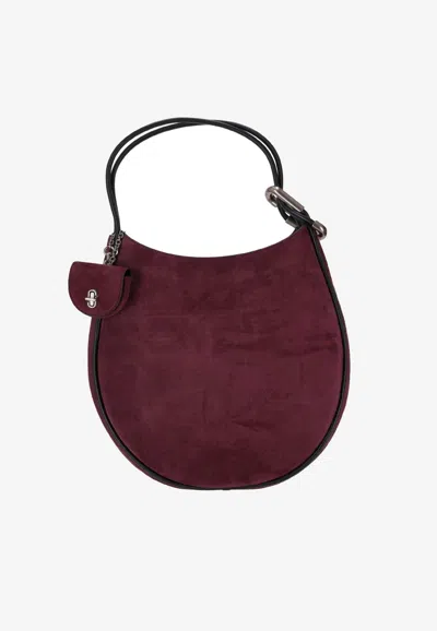 Marc Jacobs The Large Dual Hobo Shoulder Bag In Burgundy