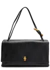 Marc Jacobs The Large Dual Leather Shoulder Bag In Black