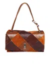 Marc Jacobs The Large Dual Leather Shoulder Bag With Diamond Pattern In Brown