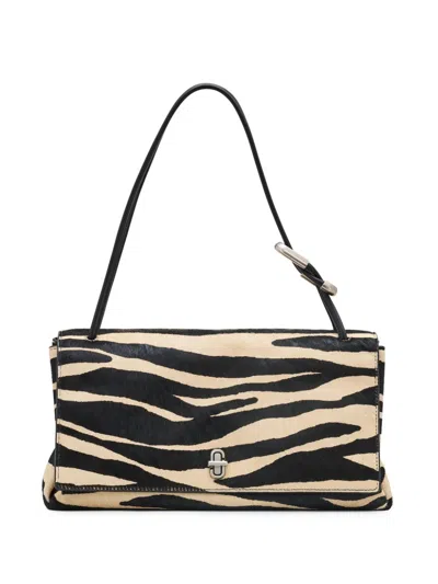 Marc Jacobs The Large Dual Zebra-print Bag In Black