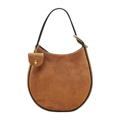 Pre-owned Marc Jacobs The Large Hobo Suede Dual Bag 'copper' | Women's Size Onesize In Brown