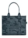 Marc Jacobs The Camo Jacquard Large Tote Bag In Gray
