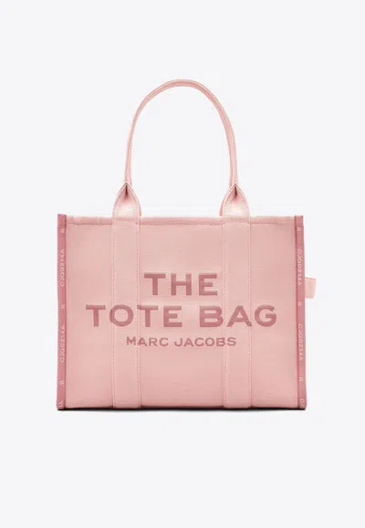 Marc Jacobs The Large Jacquard Tote Bag In Pink