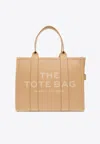 Marc Jacobs The Large Leather Tote Bag In Beige