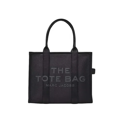 Pre-owned Marc Jacobs The Large Leather Tote Bag 'black' | Women's Size Onesize