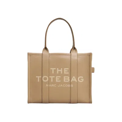 Pre-owned Marc Jacobs The Large Leather Tote Bag 'camel' | Tan | Women's Size Onesize In Brown