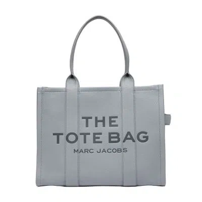 Marc Jacobs The Large Leather Tote Bag In Grey