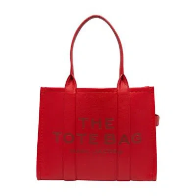 Marc Jacobs The Large Leather Tote Bag In Red