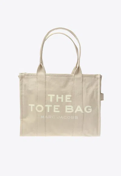 MARC JACOBS THE LARGE LOGO PRINT TOTE BAG