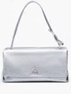 Marc Jacobs The Large Metallic Dual Shoulder Bag In Silver