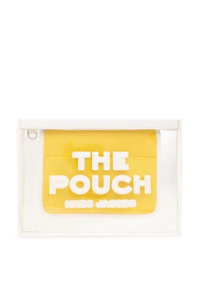 Marc Jacobs The Large Pouch Clutch Bag In White