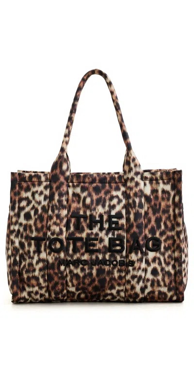 Marc Jacobs The Large Puffy Tote Bag Brown Multi