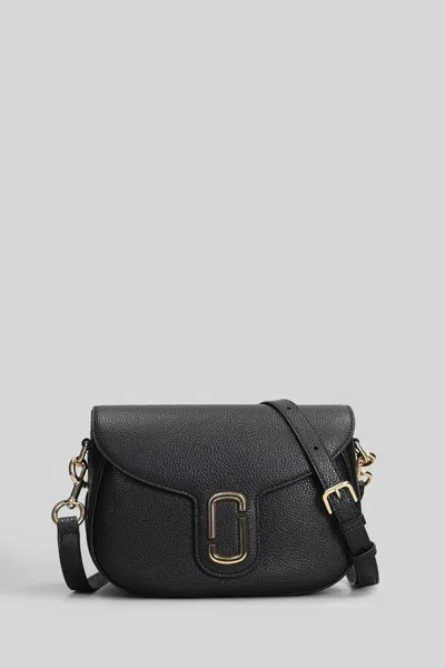 Marc Jacobs The Large Saddle Shoulder Bag In Black