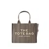 Marc Jacobs The Large Tote - Cotton - Beige In Grey