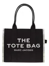 Marc Jacobs Black Canvas The Tote Shopping Bag