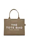 Marc Jacobs Cotton Logo-printed Tote Bag With Double Handles