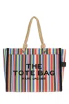 Marc Jacobs The Large Stripe Mesh Rope Tote Bag In Multi