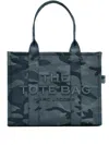 Marc Jacobs The Camo Jacquard Large Tote Bag In Blue