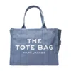 Marc Jacobs The Large Tote Canvas Bag In Blue