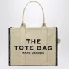 Marc Jacobs The Large Tote Bag In Sand Colour Canvas Women In Yellow