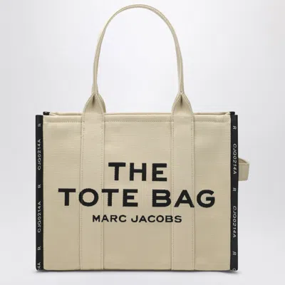 Marc Jacobs The Large Tote Bag Sand Color In Canvas In Orange