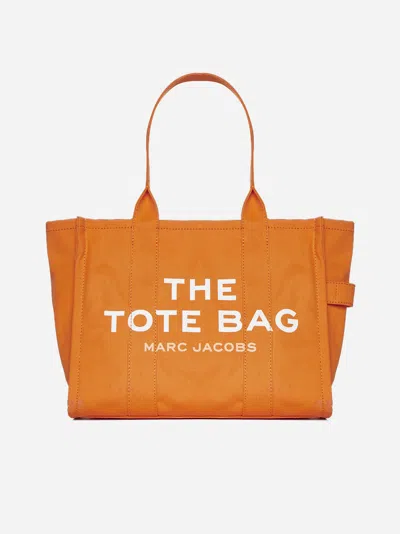 Marc Jacobs The Large Tote Bag In Tangerine