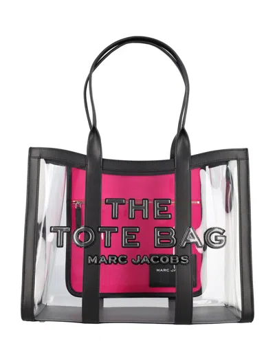 Marc Jacobs The Large Tote Clear In Black